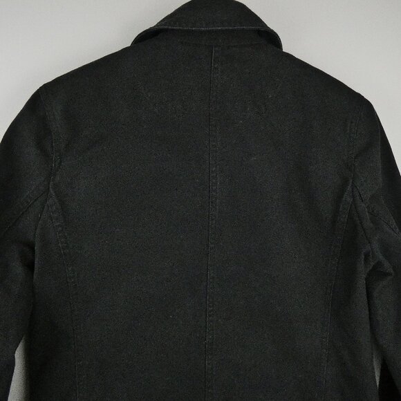 Comme Ca Ism Jacket Black Chore Canvas Womens Large Cotton Pockets Japanese - Picture 9 of 13